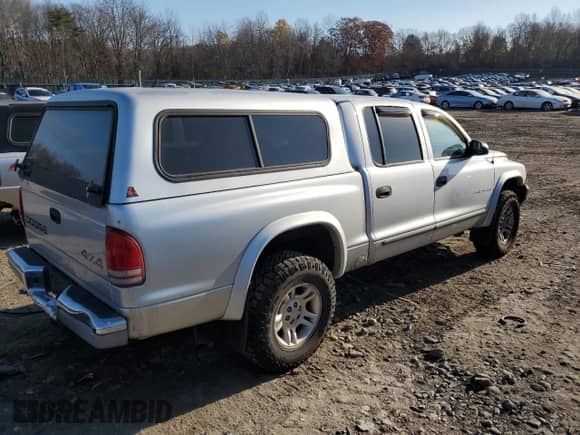 2001 Dodge Dakota z VIN 1B7HG2AXX1S251376, wystawiony jako Copart lot #77015144 z przebiegiem 163 751 mil mil oraz Szkoda całkowita • Salvage title. Historia ofert i sprzedaży dostępna na DreamBid. Obrazek 3.