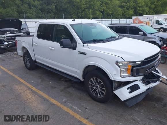 2019 Ford F-150 XLT z VIN 1FTEW1EP0KKD88077, wystawiony jako IAAI lot #43125919 z przebiegiem 80 967 mil mil oraz . Historia ofert i sprzedaży dostępna na DreamBid. Obrazek 1.
