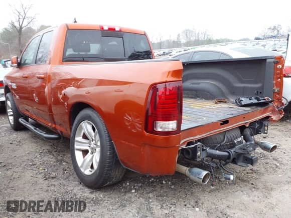 2013 Ram 1500 Sport with VIN 1C6RR6HT8DS574281, listed as a IAAI auction lot 41434698 with 61,879 mi miles and . Bid and sale history available at DreamBid. Image 6.