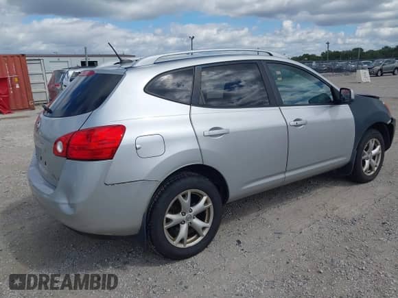 2009 Nissan Rogue S with VIN JN8AS58V59W439818, listed as a IAAI auction lot 43161646 with 134,882 mi miles and . Bid and sale history available at DreamBid. Image 4.