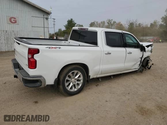 2019 Chevrolet Silverado 1500 LTZ with VIN 1GCUYGEL7KZ100648, listed as a Copart auction lot 82379695 with 56,053 mi miles and Clean title. Bid and sale history available at DreamBid. Image 3.
