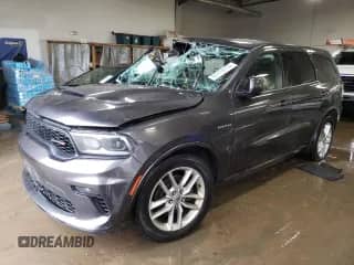 2021 Dodge Durango R/T with VIN 1C4SDJCTXMC520333, listed as a Copart auction lot 81174114 with 147,067 mi miles and Non repairable. Bid and sale history available at DreamBid. Image 1.
