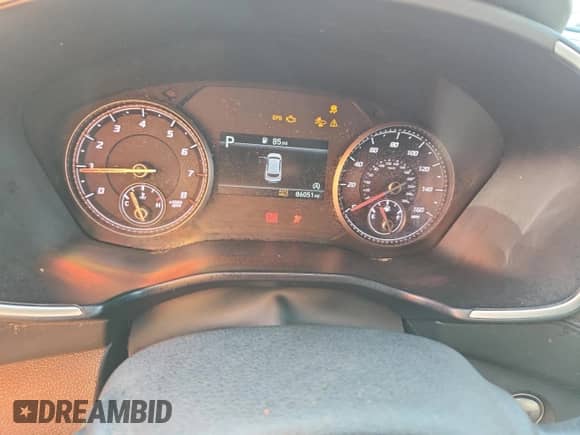 2023 Hyundai Santa Fe SEL with VIN 5NMS24AJ1PH522034, listed as a Copart auction lot 84788735 with 86,051 mi miles and Salvage title. Bid and sale history available at DreamBid. Image 9.