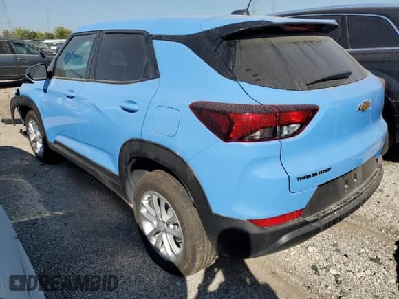 2024 Chevrolet TrailBlazer LS with VIN KL79MMS23RB073542, listed as a Copart auction lot 81347035 with 31,239 mi miles and Salvage title. Bid and sale history available at DreamBid. Image 2.