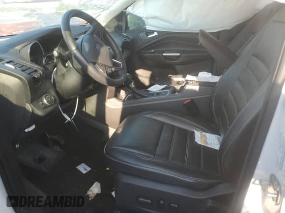 2017 Ford Escape Titanium with VIN 1FMCU0JD4HUD74615, listed as a Copart auction lot 80097925 with 54,877 mi miles and Clean title. Bid and sale history available at DreamBid. Image 7.