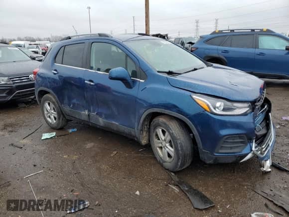 2019 Chevrolet Trax LT with VIN 3GNCJLSBXKL343163, listed as a Copart auction lot 61429345 with 88,819 mi miles and Clean title. Bid and sale history available at DreamBid. Image 4.