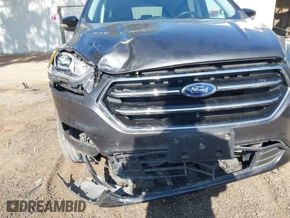 2017 Ford Escape Titanium with VIN 1FMCU0J90HUB61155, listed as a IAAI auction lot 43352339 with 100,918 mi miles and . Bid and sale history available at DreamBid. Image 6.