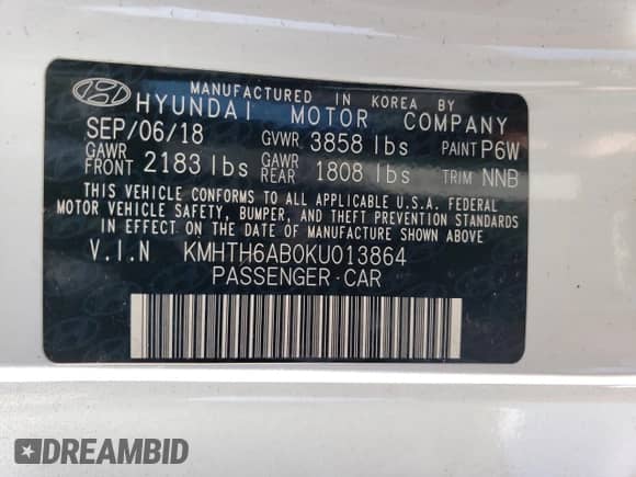 2019 Hyundai Veloster Turbo R-Spec z VIN KMHTH6AB0KU013864, wystawiony jako Copart lot #69713173 z przebiegiem 60 523 mil mil oraz . Historia ofert i sprzedaży dostępna na DreamBid. Obrazek 14.