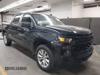 2022 Chevrolet Silverado 1500 Custom with VIN 1GCPABEK3NZ518558, listed as a IAAI auction lot 43090689 with 111,850 mi miles and . Bid and sale history available at DreamBid. Image 1.