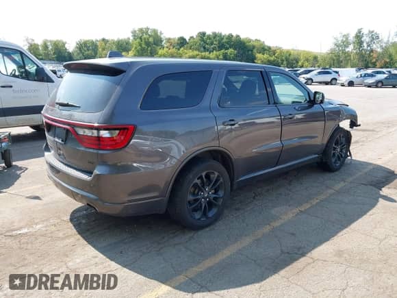 2021 Dodge Durango GT Plus with VIN 1C4RDJDG0MC663243, listed as a IAAI auction lot 43175541 with 65,215 mi miles and . Bid and sale history available at DreamBid. Image 4.