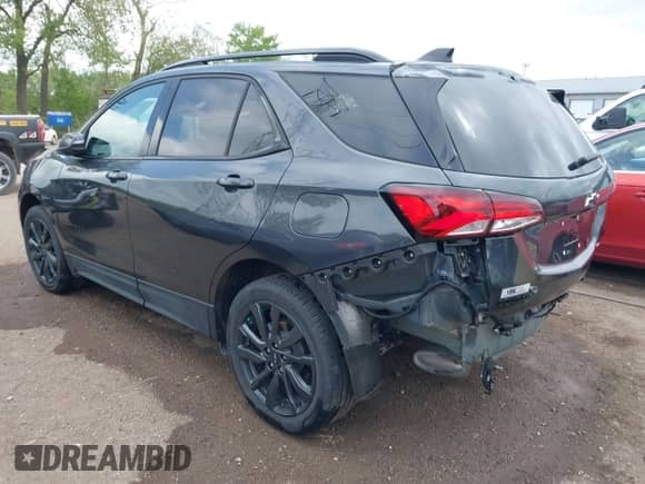 2023 Chevrolet Equinox RS with VIN 3GNAXWEG3PS193182, listed as a IAAI auction lot 42159374 with 31,035 mi miles and . Bid and sale history available at DreamBid. Image 3.