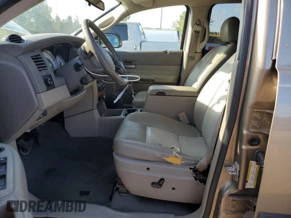 2007 Dodge Durango SLT with VIN 1D8HB48P67F559535, listed as a Copart auction lot 80157245 with 203,949 mi miles and Salvage title. Bid and sale history available at DreamBid. Image 7.