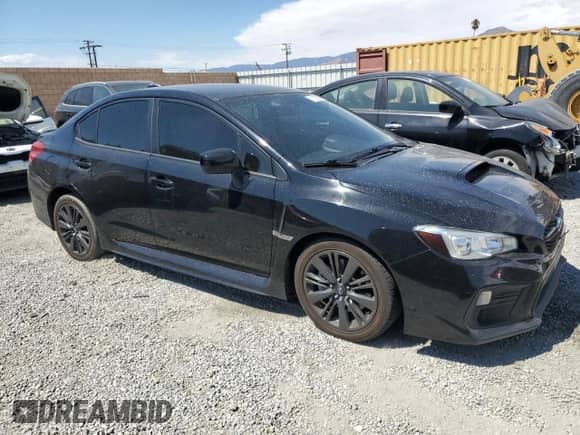 2020 Subaru WRX with VIN JF1VA1A66L9808015, listed as a Copart auction lot 71118985 with 48,732 mi miles and Salvage title. Bid and sale history available at DreamBid. Image 4.