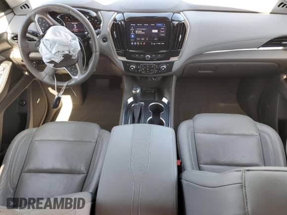 2020 Chevrolet Traverse Premier with VIN 1GNEVKKW1LJ177277, listed as a Copart auction lot 53249905 with 123,374 mi miles and Salvage title. Bid and sale history available at DreamBid. Image 8.