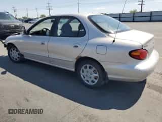 1999 Hyundai Elantra GL с VIN KMHJF25F4XU842009, выставлен на аукционе Copart как лот 60836875 с пробегом 190 248 миль миль и Списание • Salvage title. История ставок и продаж доступна на DreamBid. Изображение 2.