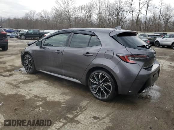 2021 Toyota Corolla XSE with VIN JTNA4MBE0M3133124, listed as a Copart auction lot 49641355 with 46,239 mi miles and Salvage title. Bid and sale history available at DreamBid. Image 2.