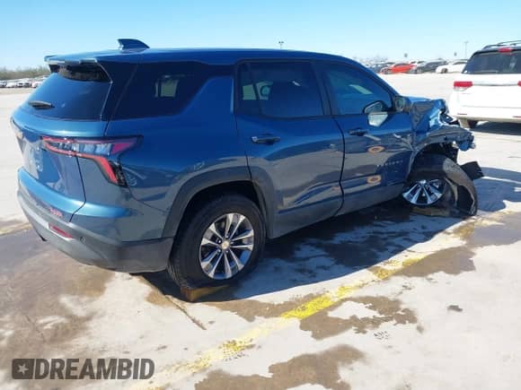 2025 Chevrolet Equinox FWD LT с VIN 3GNAXHEG0SL109110, выставлен на аукционе IAAI как лот 41264781 с пробегом 4 091 миль миль и . История ставок и продаж доступна на DreamBid. Изображение 4.