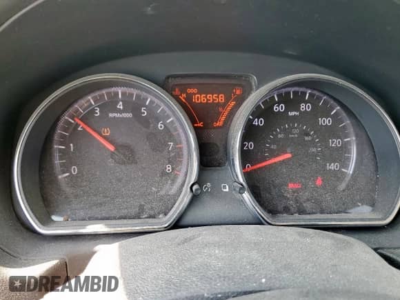 2014 Nissan Note SV with VIN 3N1CE2CP2EL387442, listed as a Copart auction lot 71795725 with 106,958 mi miles and Salvage title. Bid and sale history available at DreamBid. Image 9.