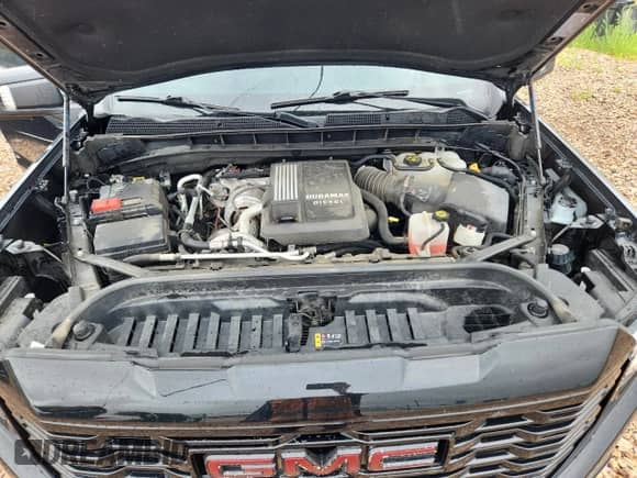 2023 GMC Sierra 1500 Denali with VIN 3GTUUGE85PG150348, listed as a Copart auction lot 64457485 with 39,140 mi miles and Salvage title. Bid and sale history available at DreamBid. Image 11.