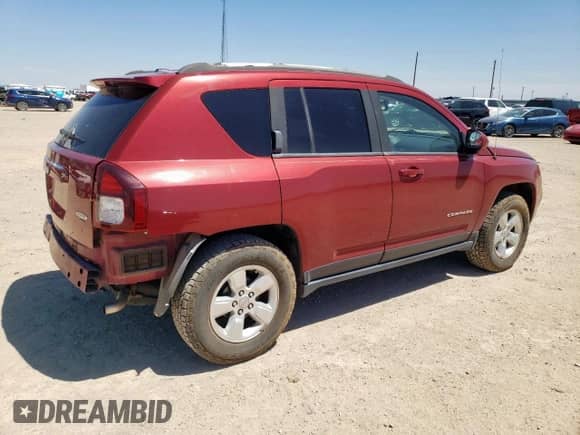 2016 Jeep Compass Latitude z VIN 1C4NJCEB5GD582565, wystawiony jako Copart lot #56699155 z przebiegiem 77 749 mil mil oraz Szkoda całkowita • Salvage title. Historia ofert i sprzedaży dostępna na DreamBid. Obrazek 3.