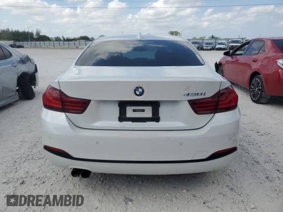 2020 BMW 4 Series 430i with VIN WBA4W3C09LFH01618, listed as a Copart auction lot 52134395 with 48,478 mi miles and Salvage title. Bid and sale history available at DreamBid. Image 6.