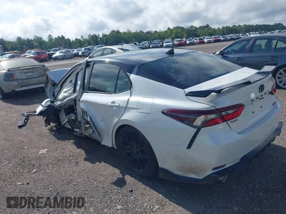 2024 Toyota Camry TRD with VIN 4T1KZ1AK1RU101814, listed as a IAAI auction lot 42895319 with Not provided miles and . Bid and sale history available at DreamBid. Image 3.