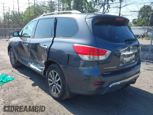 2013 Nissan Pathfinder SL с VIN 5N1AR2MM6DC659543, выставлен на аукционе IAAI как лот 42835163 с пробегом 151 255 миль миль и . История ставок и продаж доступна на DreamBid. Изображение 3.