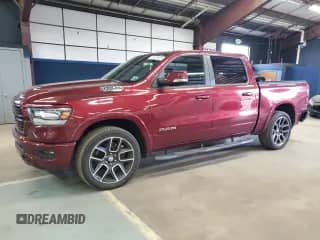 2021 Ram 1500 Laramie with VIN 1C6SRFJTXMN810181, listed as a Copart auction lot 70122025 with 40,626 mi miles and Salvage title. Bid and sale history available at DreamBid. Image 1.
