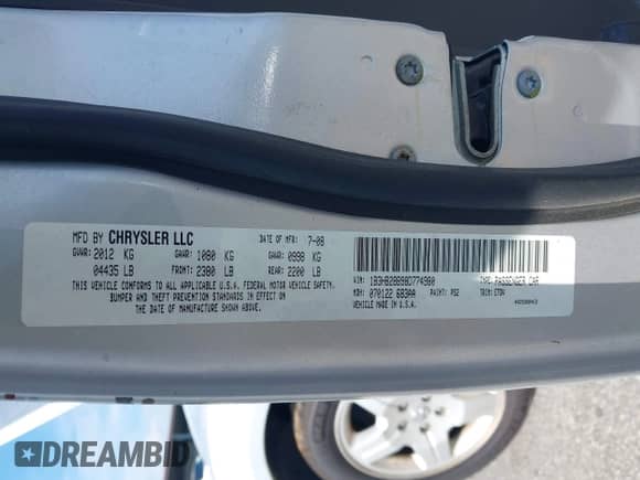 2008 Dodge Caliber SE с VIN 1B3HB28B98D774980, выставлен на аукционе IAAI как лот 42604110 с пробегом 149 306 миль миль и . История ставок и продаж доступна на DreamBid. Изображение 9.