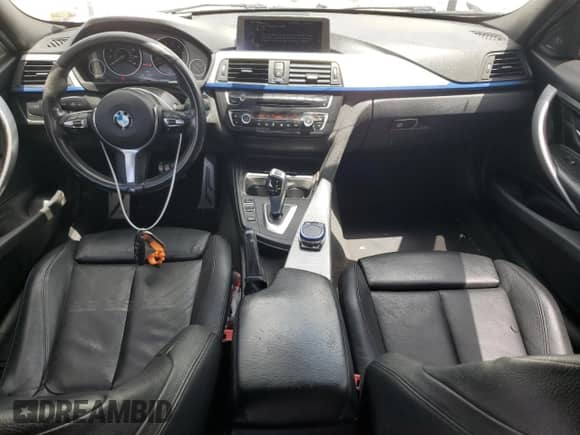 2015 BMW 3 Series 335i xDrive with VIN WBA3B9C51FP982847, listed as a Copart auction lot 63790055 with 141,778 mi miles and Salvage title. Bid and sale history available at DreamBid. Image 8.