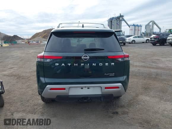 2024 Nissan Pathfinder Platinum с VIN 5N1DR3DJ7RC299781, выставлен на аукционе IAAI как лот 41951795 с пробегом 6 483 миль миль и . История ставок и продаж доступна на DreamBid. Изображение 16.