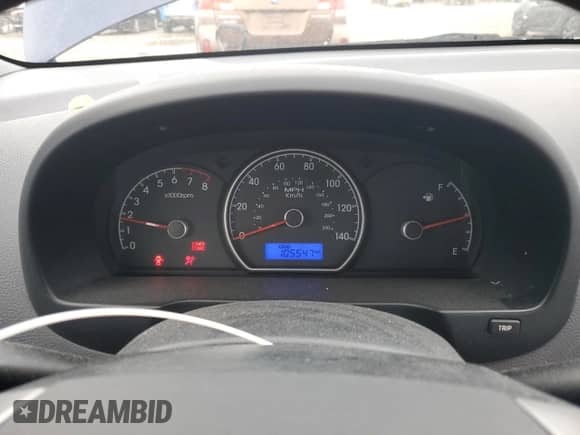 2010 Hyundai Elantra Blue with VIN KMHDU4ADXAU884744, listed as a Copart auction lot 47954695 with 105,547 mi miles and Clean title. Bid and sale history available at DreamBid. Image 9.