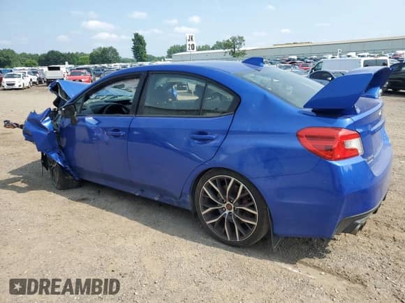 2020 Subaru WRX STI with VIN JF1VA2E61L9811601, listed as a Copart auction lot 60493385 with Not provided miles and Non repairable. Bid and sale history available at DreamBid. Image 2.