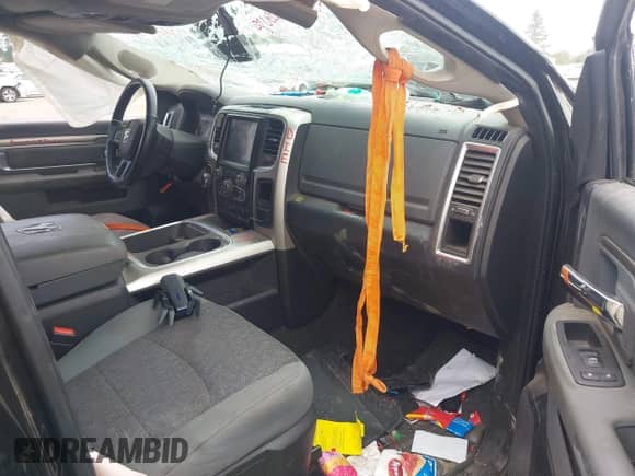 2018 Ram 1500 Big Horn z VIN 1C6RR7LT7JS117518, wystawiony jako IAAI lot #43186483 z przebiegiem 109 488 mil mil oraz . Historia ofert i sprzedaży dostępna na DreamBid. Obrazek 5.