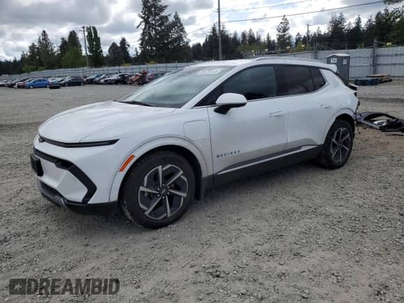 2024 Chevrolet Equinox EV LT с VIN 3GN7DLRP3RS243657, выставлен на аукционе Copart как лот 56170955 с пробегом 8 751 миль миль и Списание • Salvage title. История ставок и продаж доступна на DreamBid. Изображение 1.