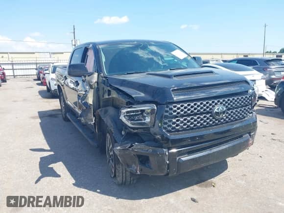 2021 Toyota Tundra SR5 with VIN 5TFEY5F17MX283781, listed as a IAAI auction lot 43207199 with 50,988 mi miles and . Bid and sale history available at DreamBid. Image 1.