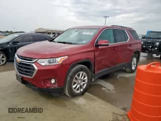 2019 Chevrolet Traverse LT с VIN 1GNERHKW9KJ258646, выставлен на аукционе Copart как лот 81631585 с пробегом 109 651 миль миль и Списание • Salvage title. История ставок и продаж доступна на DreamBid. Изображение 1.