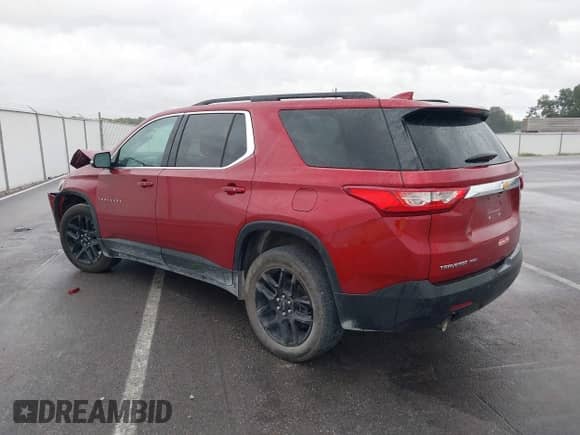 2021 Chevrolet Traverse LT Cloth with VIN 1GNEVGKW9MJ233335, listed as a IAAI auction lot 40454841 with 43,732 mi miles and . Bid and sale history available at DreamBid. Image 3.