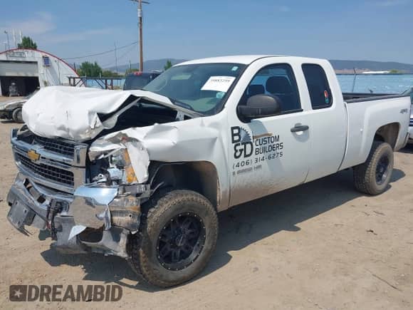 2009 Chevrolet Silverado 2500HD Work Truck with VIN 1GCHK49KX9E143384, listed as a IAAI auction lot 41413795 with 163,964 mi miles and . Bid and sale history available at DreamBid. Image 2.