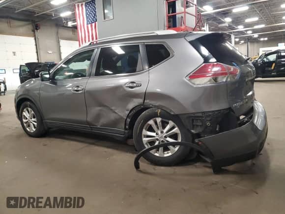 2015 Nissan Rogue SV с VIN 5N1AT2MV5FC765754, выставлен на аукционе Copart как лот 86811605 с пробегом 180 219 миль миль и Списание • Salvage title. История ставок и продаж доступна на DreamBid. Изображение 2.