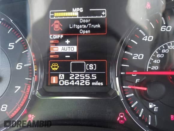 2018 Subaru WRX STI с VIN JF1VA2M65J9838296, выставлен на аукционе IAAI как лот 42628057 с пробегом 64 426 миль миль и . История ставок и продаж доступна на DreamBid. Изображение 16.