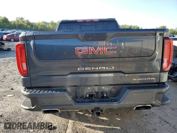 2020 GMC Sierra 1500 Denali with VIN 1GTU9FELXLZ213633, listed as a Copart auction lot 71214345 with 71,688 mi miles and Salvage title. Bid and sale history available at DreamBid. Image 6.