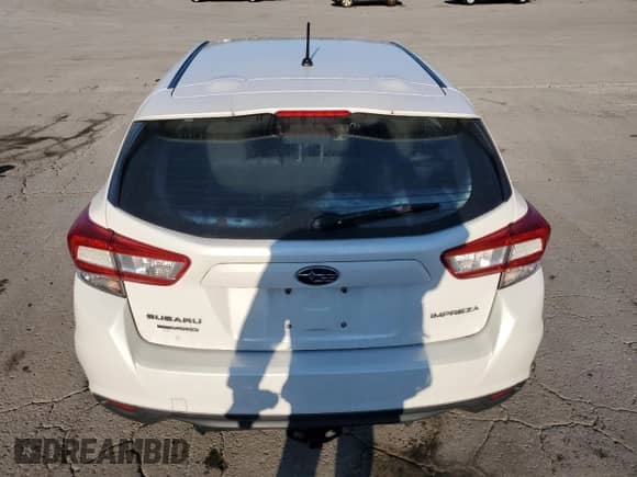 2018 Subaru Impreza with VIN 4S3GTAA68J3752432, listed as a Copart auction lot 71456495 with 75,290 mi miles and Salvage title. Bid and sale history available at DreamBid. Image 6.