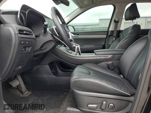 2023 Hyundai Palisade SEL with VIN KM8R24GE2PU495794, listed as a Copart auction lot 52918925 with 55,834 mi miles and Salvage title. Bid and sale history available at DreamBid. Image 7.