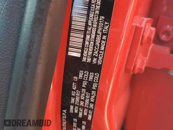 2018 Jeep Renegade Altitude with VIN ZACCJABB5JPH10179, listed as a Copart auction lot 85281035 with 149,328 mi miles and Clean title. Bid and sale history available at DreamBid. Image 12.