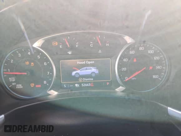 2020 Chevrolet Equinox Premier z VIN 3GNAXYEX0LS606584, wystawiony jako Copart lot #81235695 z przebiegiem 52 663 mil mil oraz Szkoda całkowita • Salvage title. Historia ofert i sprzedaży dostępna na DreamBid. Obrazek 9.