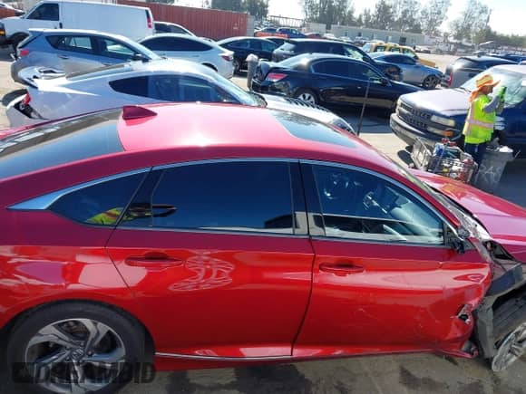 2018 Honda Accord EX-L with VIN 1HGCV2F58JA026923, listed as a IAAI auction lot 42827023 with 123,160 mi miles and . Bid and sale history available at DreamBid. Image 14.