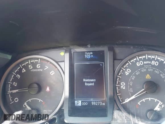 2017 Toyota Tacoma SR5 with VIN 5TFCZ5AN6HX089859, listed as a IAAI auction lot 43238076 with 99,273 mi miles and . Bid and sale history available at DreamBid. Image 7.