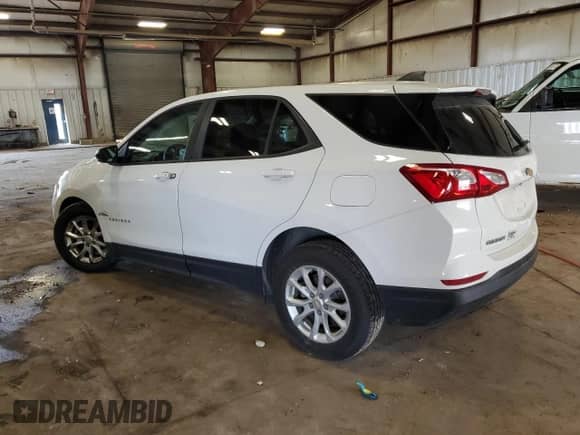 2020 Chevrolet Equinox LS с VIN 3GNAXHEV1LS508663, выставлен на аукционе Copart как лот 65223295 с пробегом 52 005 миль миль и На запчасти • Non repairable. История ставок и продаж доступна на DreamBid. Изображение 2.