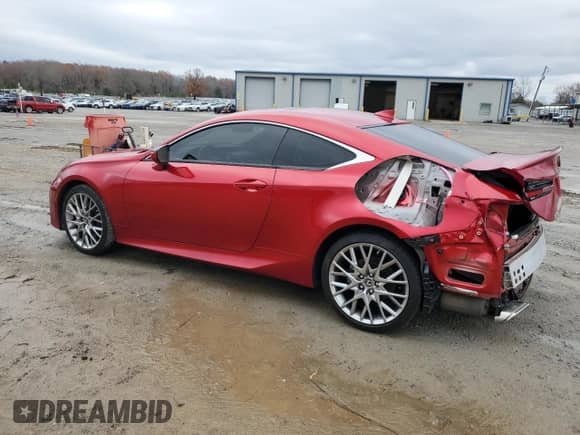 2022 Lexus RC 350 with VIN JTHDZ5BC0N5026263, listed as a Copart auction lot 85343754 with 26,287 mi miles and Salvage title. Bid and sale history available at DreamBid. Image 2.